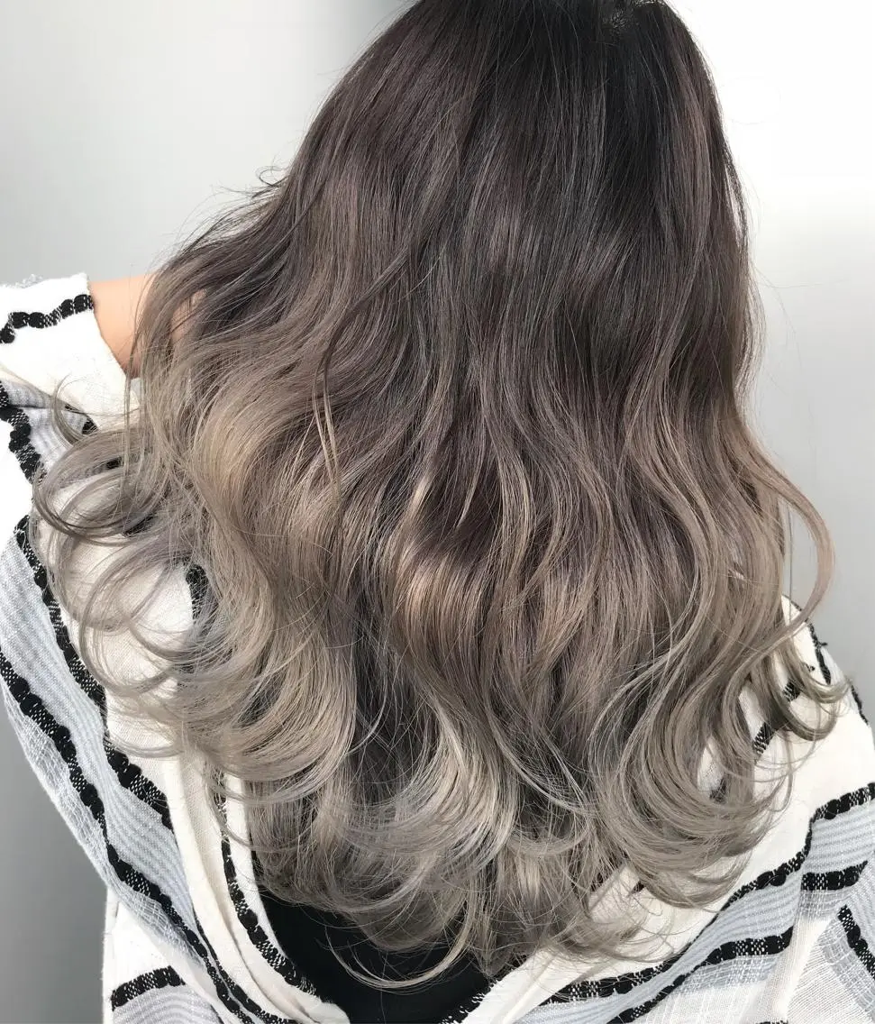 ロング カラー カット ヘアカラー Lien 深井店のヘアスタイル