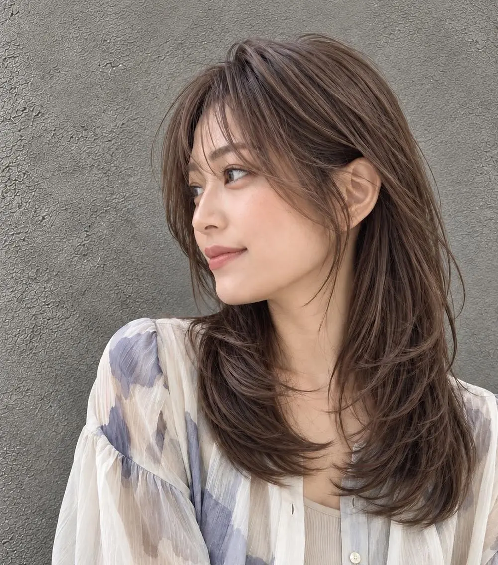 ロング 脇田 麗乃のヘアスタイル