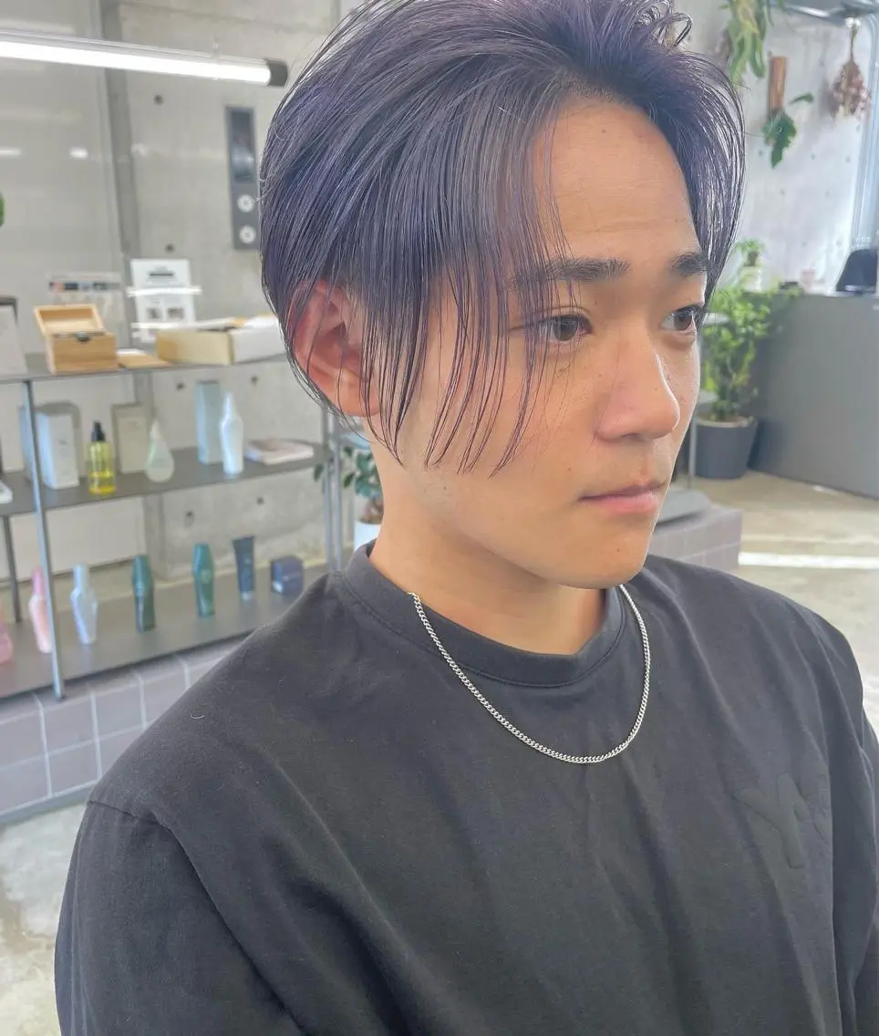 ショート カラー メンズ 艶髪/透明感カラー tawadaのヘアスタイル
