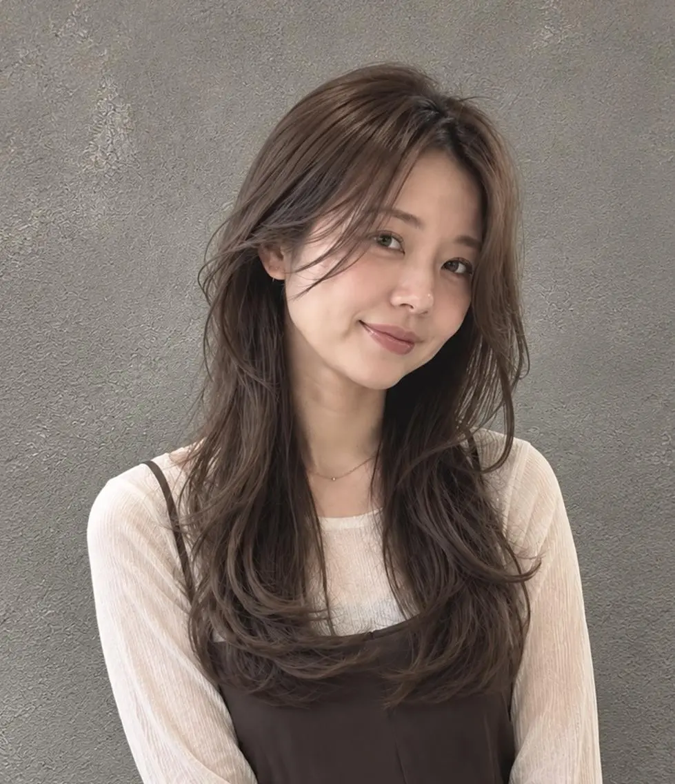 ロング 脇田 麗乃のヘアスタイル