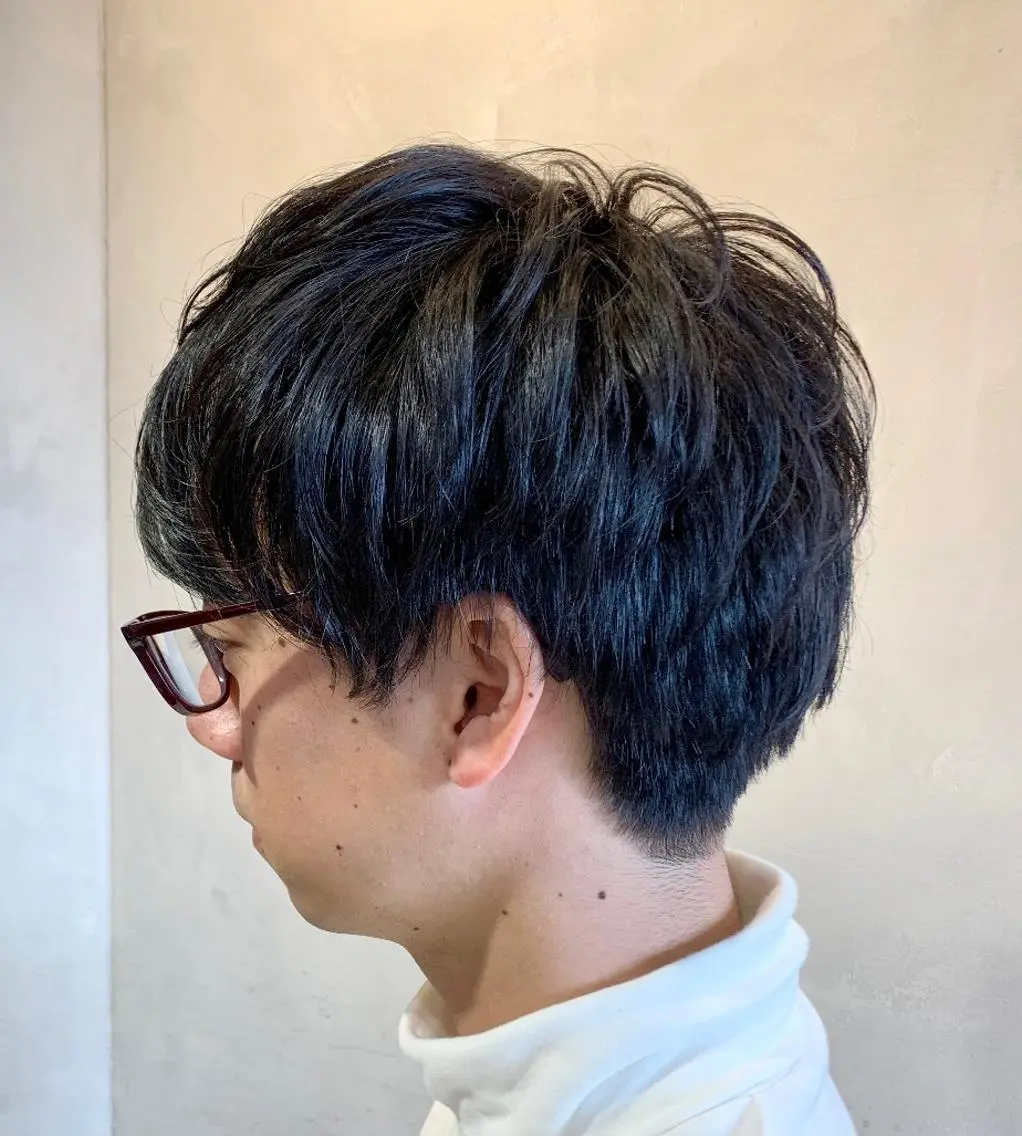 パーマ メンズ カット パーマ 明治神宮前 NANAMIのヘアスタイル