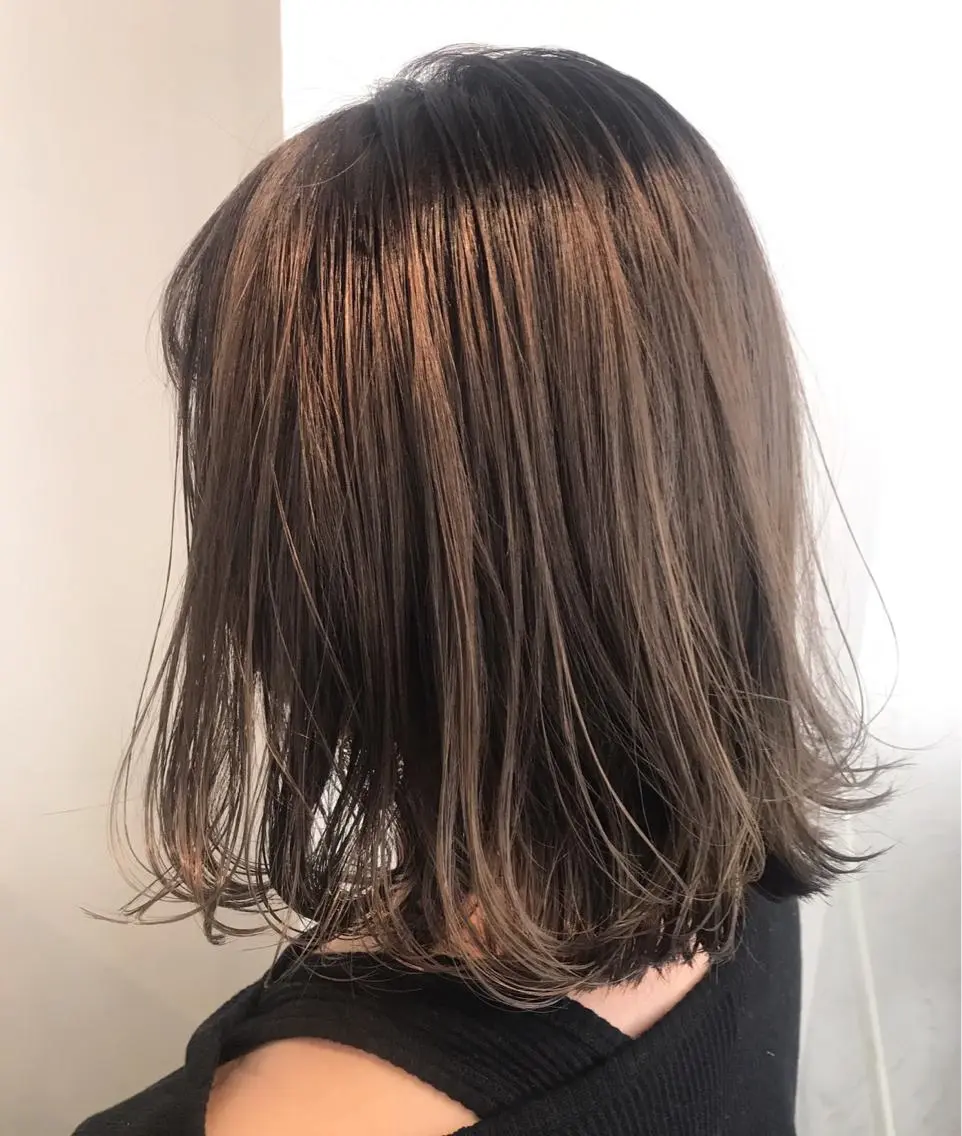 ショート カラー ベージュカラー ブリーチ 透明感カラー 渋谷ブリーチカラー 韓国ヘアyuikoのヘアスタイル
