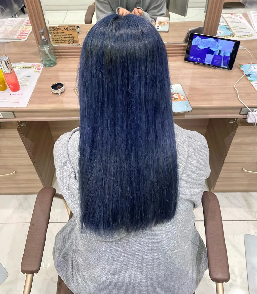 セミロング カラー ‪❥ブリーチ💗 MIKUのヘアスタイル