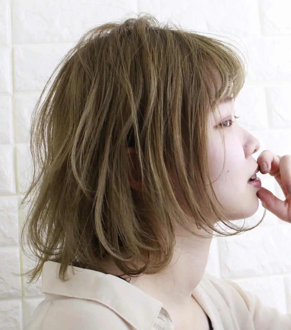 セミロング カラー 🌟カットモデル募集 ！酒井亜美のヘアスタイル