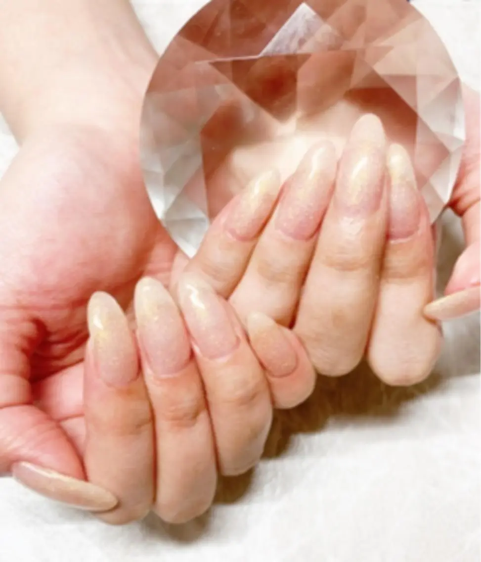 ネイル 長さ出し ワンカラーネイル スカルプネイル Nail&Eye Aya|歴13年のネイルデザイン