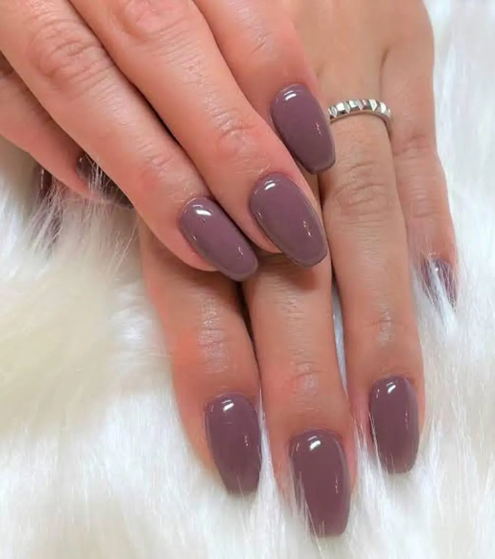 ネイル ワンカラーネイル ハンドネイル Nail salon Nuit(ニュイ)のネイルデザイン