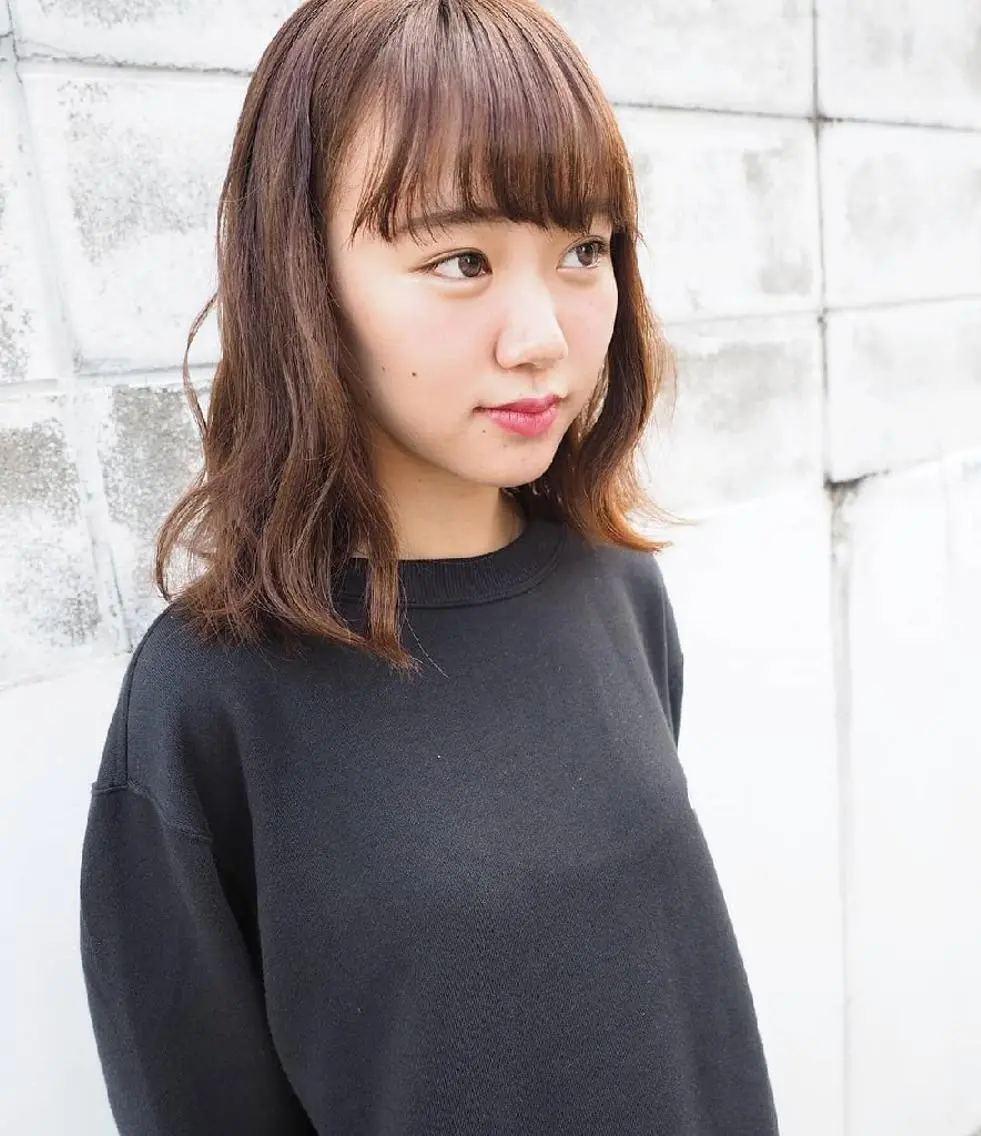 セミロング ボブ キノシタ ナオユキのヘアスタイル
