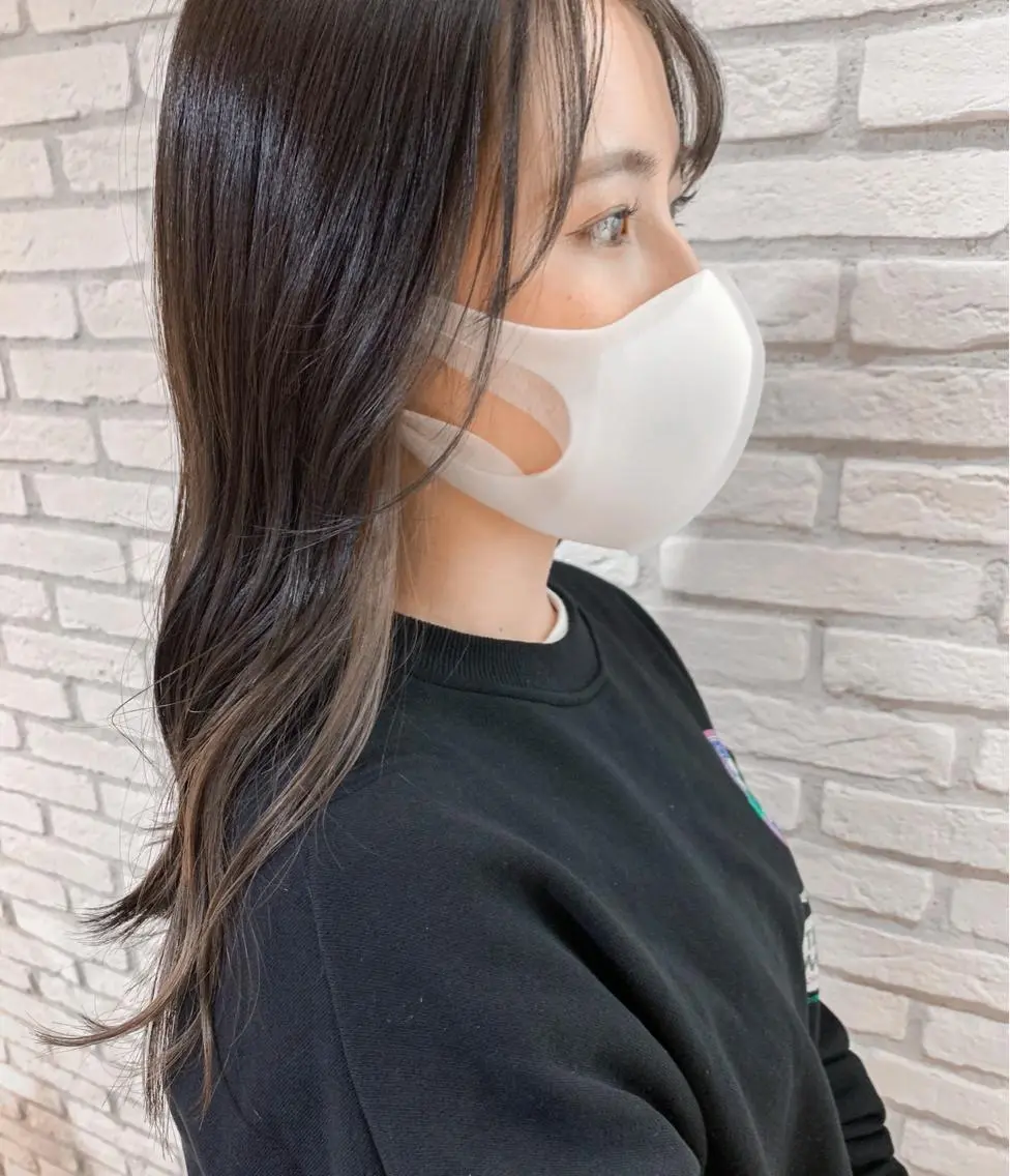 ロング カラー ヘアアレンジ ヘアカラー トリートメント yuka .のヘアスタイル
