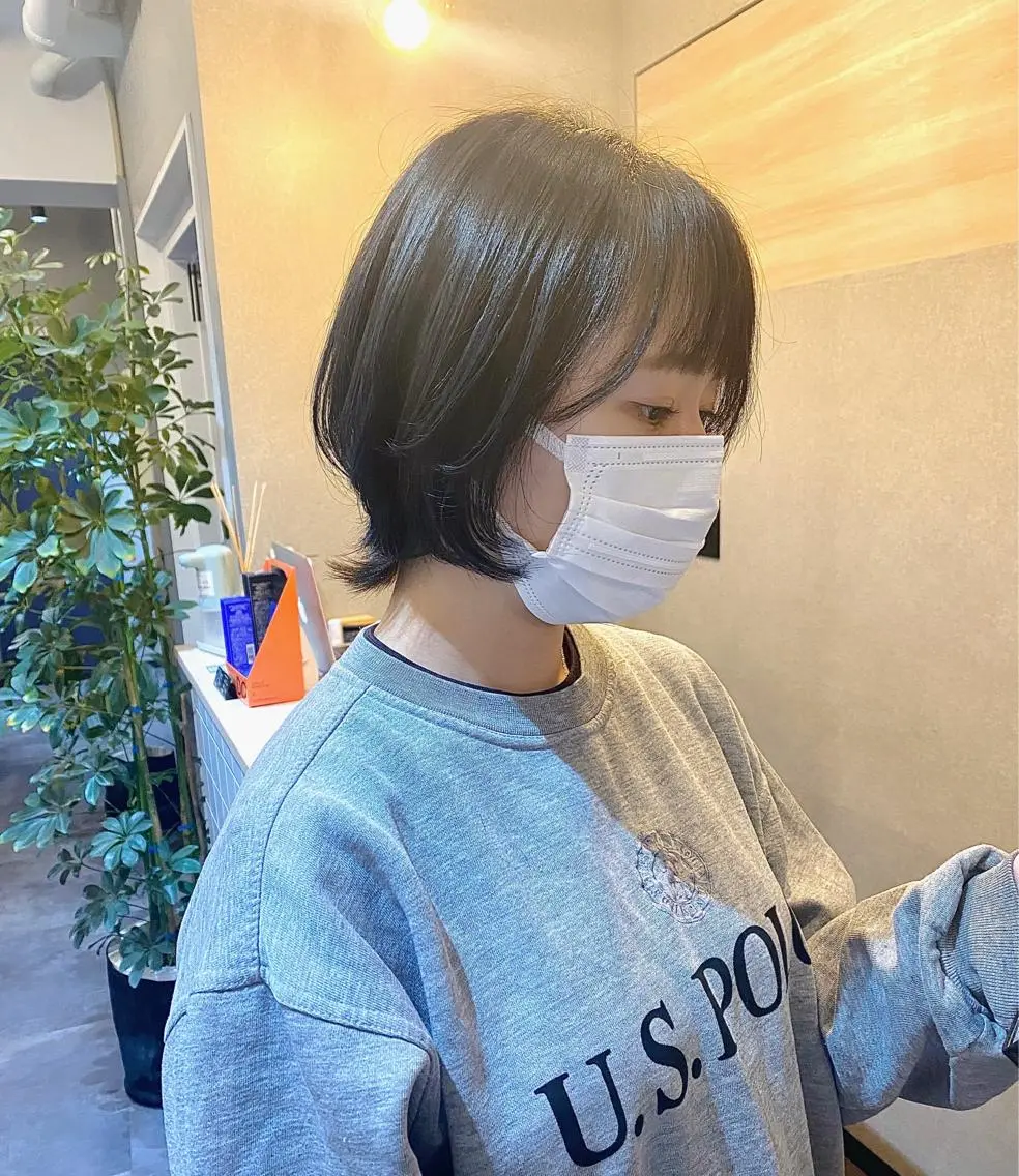ショート カラー kouyo パーマ/ウルフカットのヘアスタイル