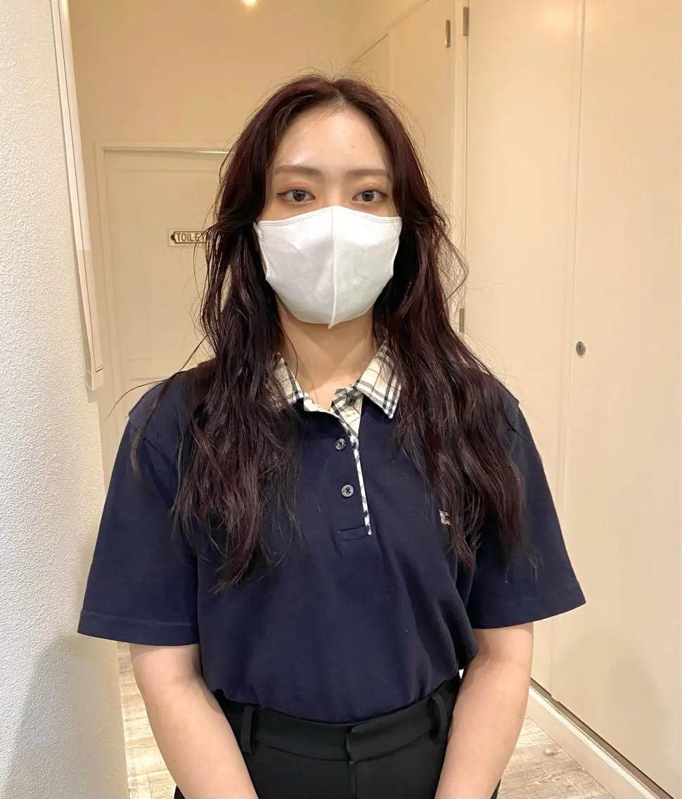 ロング カラー ショート& パーマ　坂本のヘアスタイル