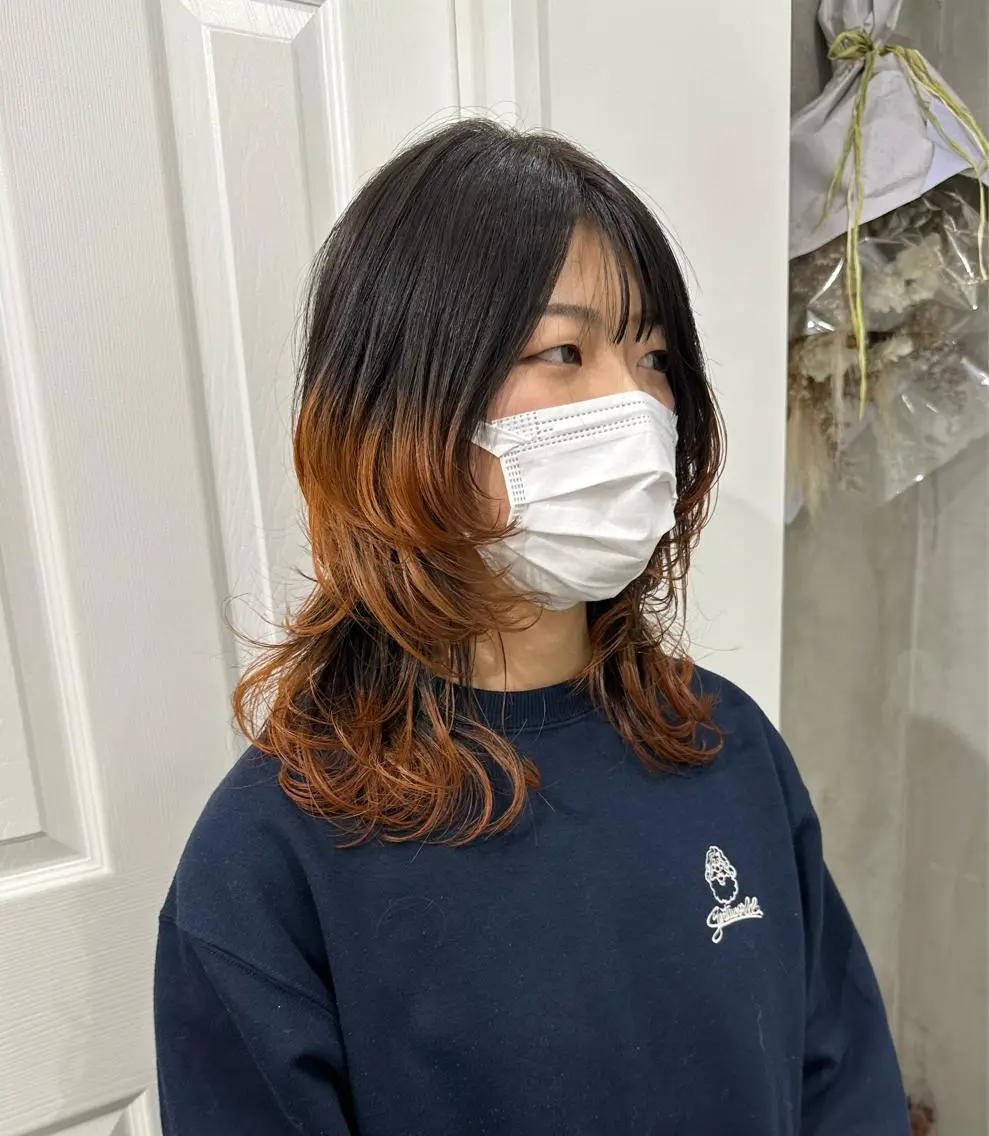 セミロング カラー パーマ ヘアアレンジ メンズ ササキカズマ〻透明感 〻色落ち〻赤み消しのヘアスタイル