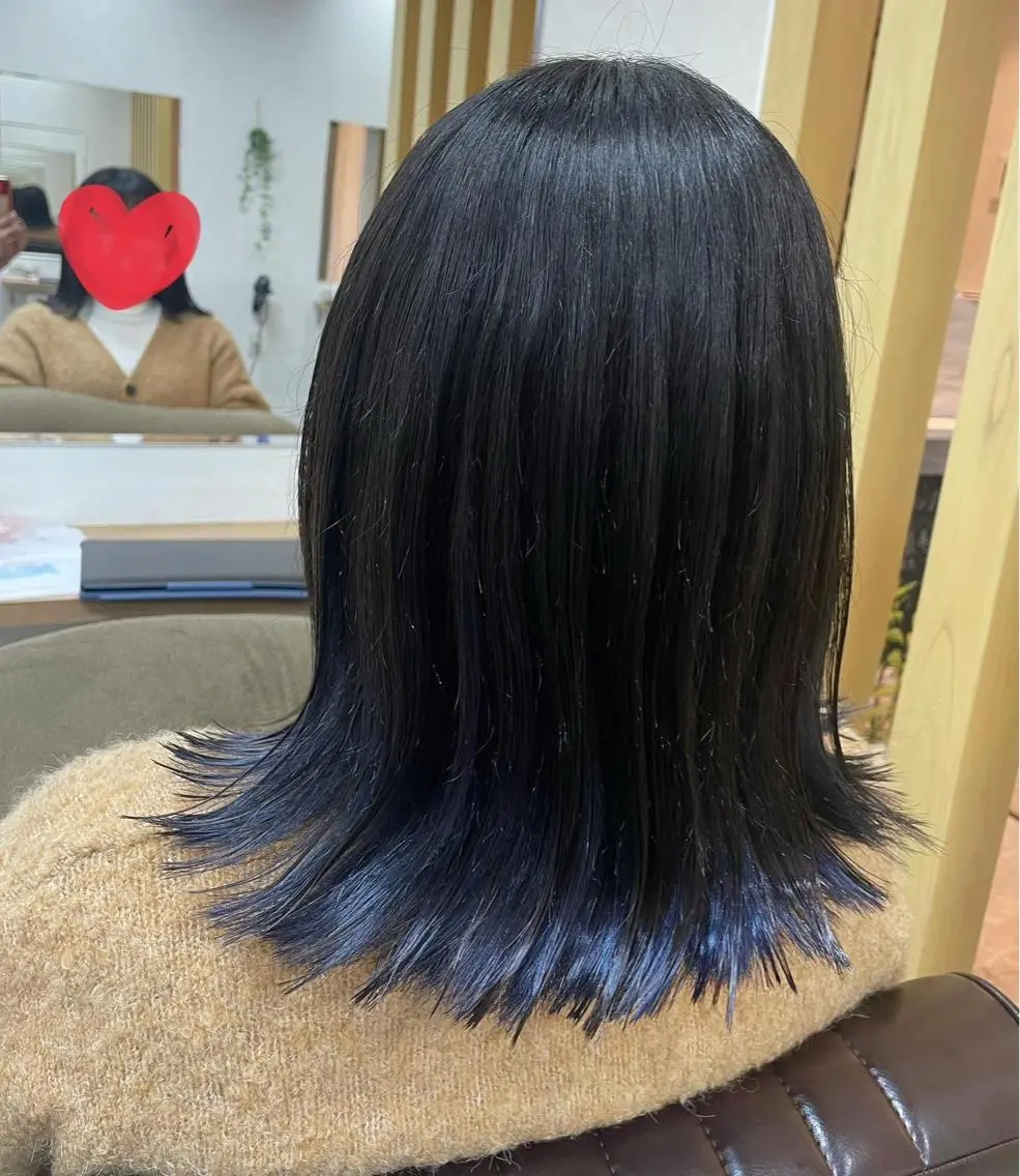 ミディアム カラー 骨格、カラー診断士 ✂️淡中円花のヘアスタイル