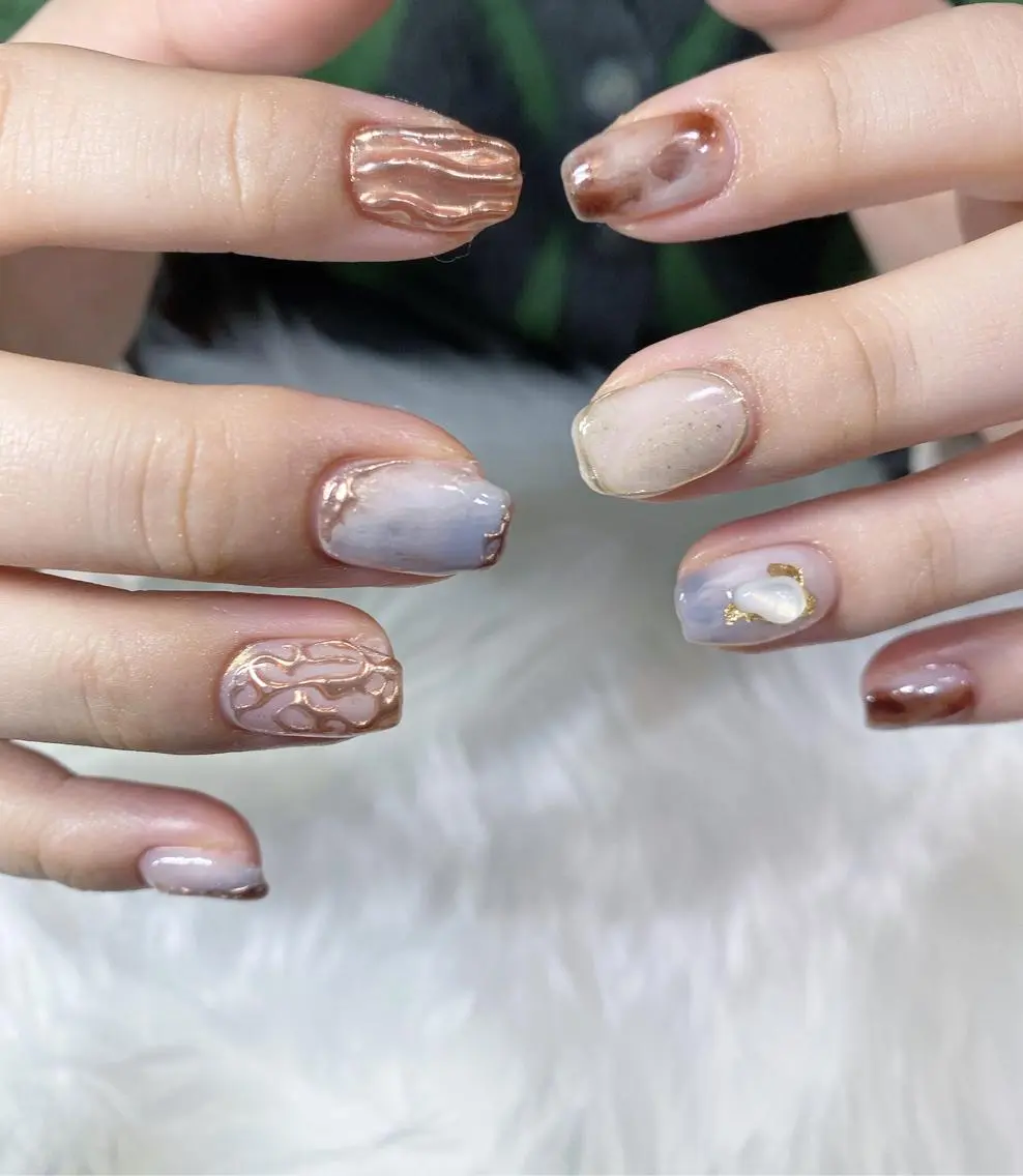 ネイル crystal ⭐︎ colorのネイルデザイン