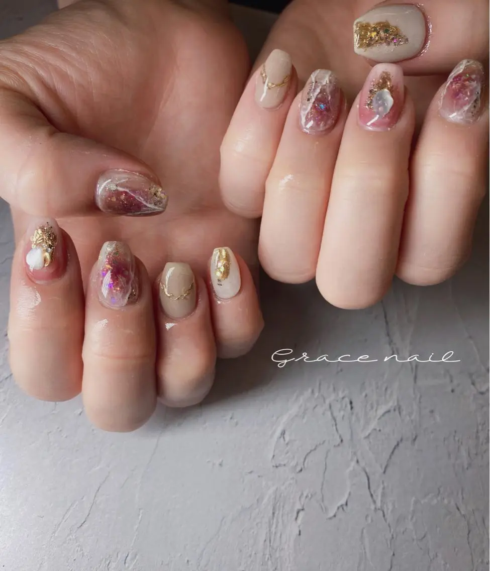 ネイル ☆*。Grace Nail。*☆のネイルデザイン