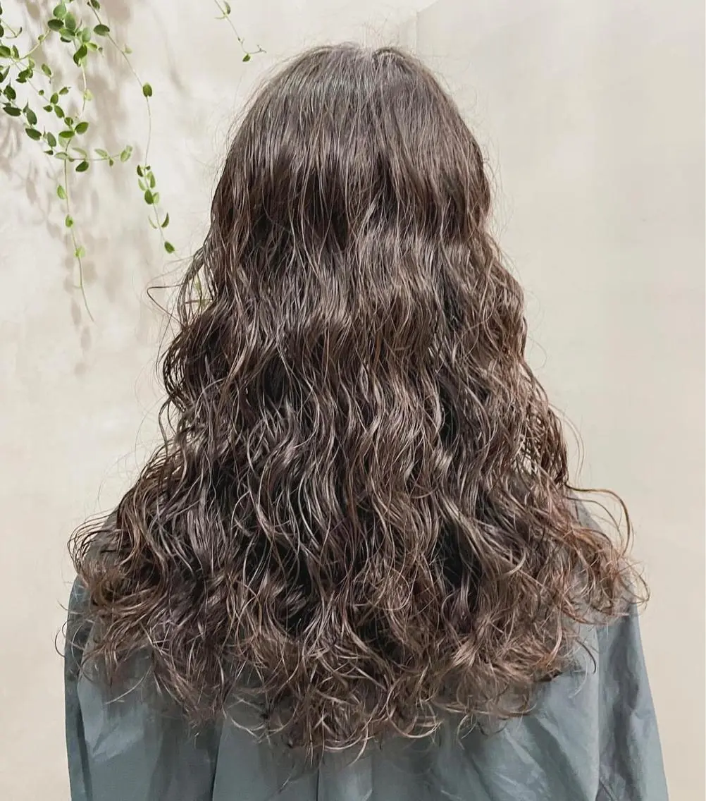 ミディアム パーマ ミディアムパーマ 村田 春歌のヘアスタイル
