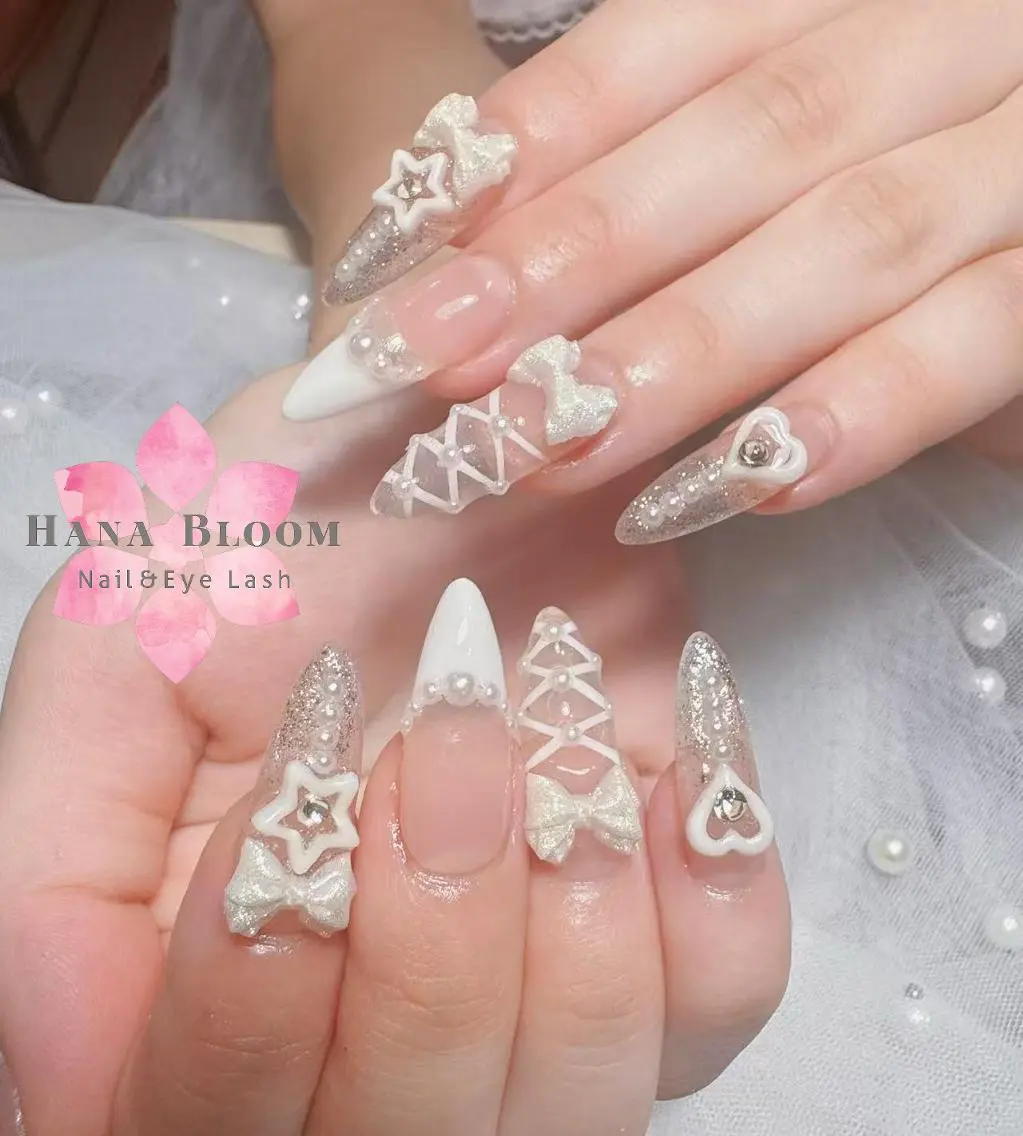 ネイル 長さ出し フットネイル 韓国ネイル マグネットネイル 持ち込み ハンドネイル ハンドケア Hana Bloom Nail 渋谷道玄坂のネイルデザイン