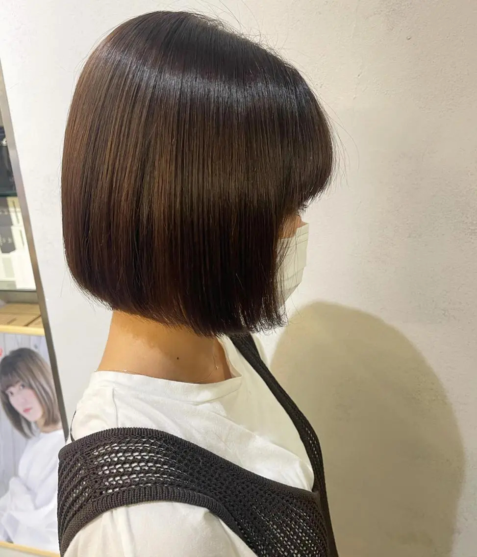 ミディアム カラー ヘアアレンジ イルミナカラー 髪質改善 レイヤーカット 外ハネヘア 縮毛矯正 ❥【韓国風ヘア】 stylist 林❥のエステ・リラクイメージ