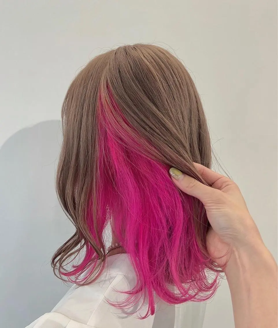 セミロング カット ヘアカラー トリートメント Fan.ray店長 🌈 HIBIKIのヘアスタイル