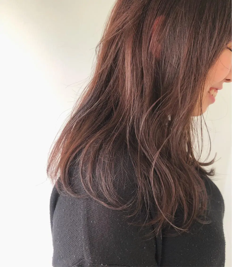 ミディアム トリートメント 透明感カラー 🎀エリコ🌈のヘアスタイル