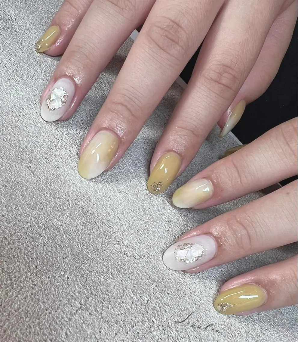 ネイル フットネイル 韓国ネイル ハンドネイル nail salon Lauleaのネイルデザイン