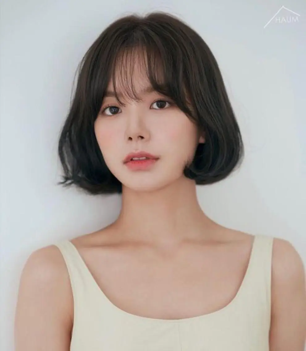 ショート ヘアアレンジ タンバルモリ 髙塚碧🇰🇷 韓国ヘア🎗️のヘアスタイル