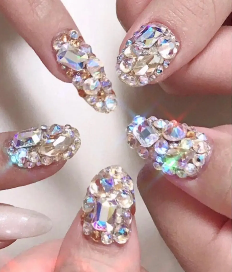 セミロング ハンドネイル TAKAMATSU RINAのネイルデザイン