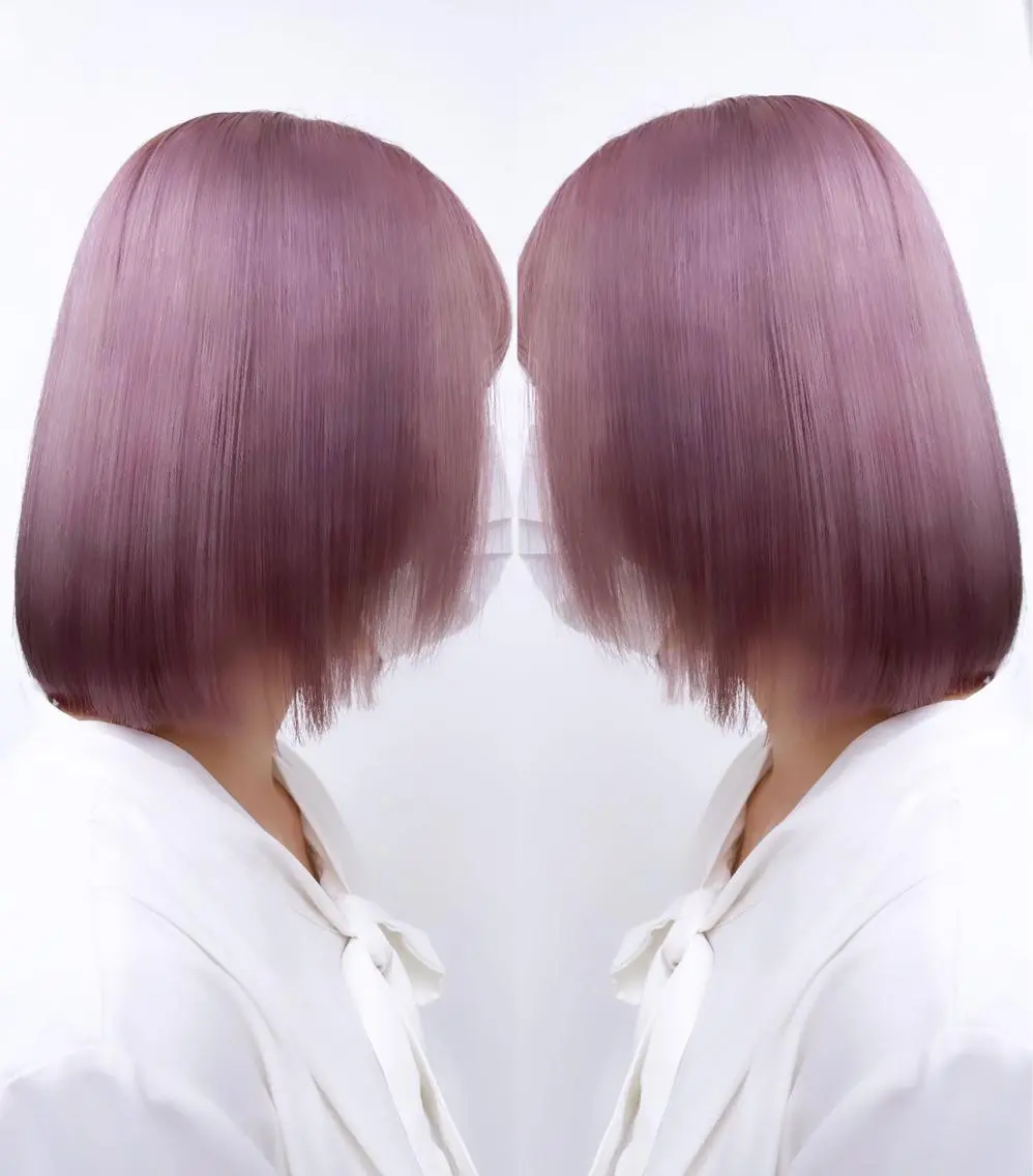 ミディアム カラー ヘアカラー ハイトーンカラー 🦋yuri🦋のヘアスタイル