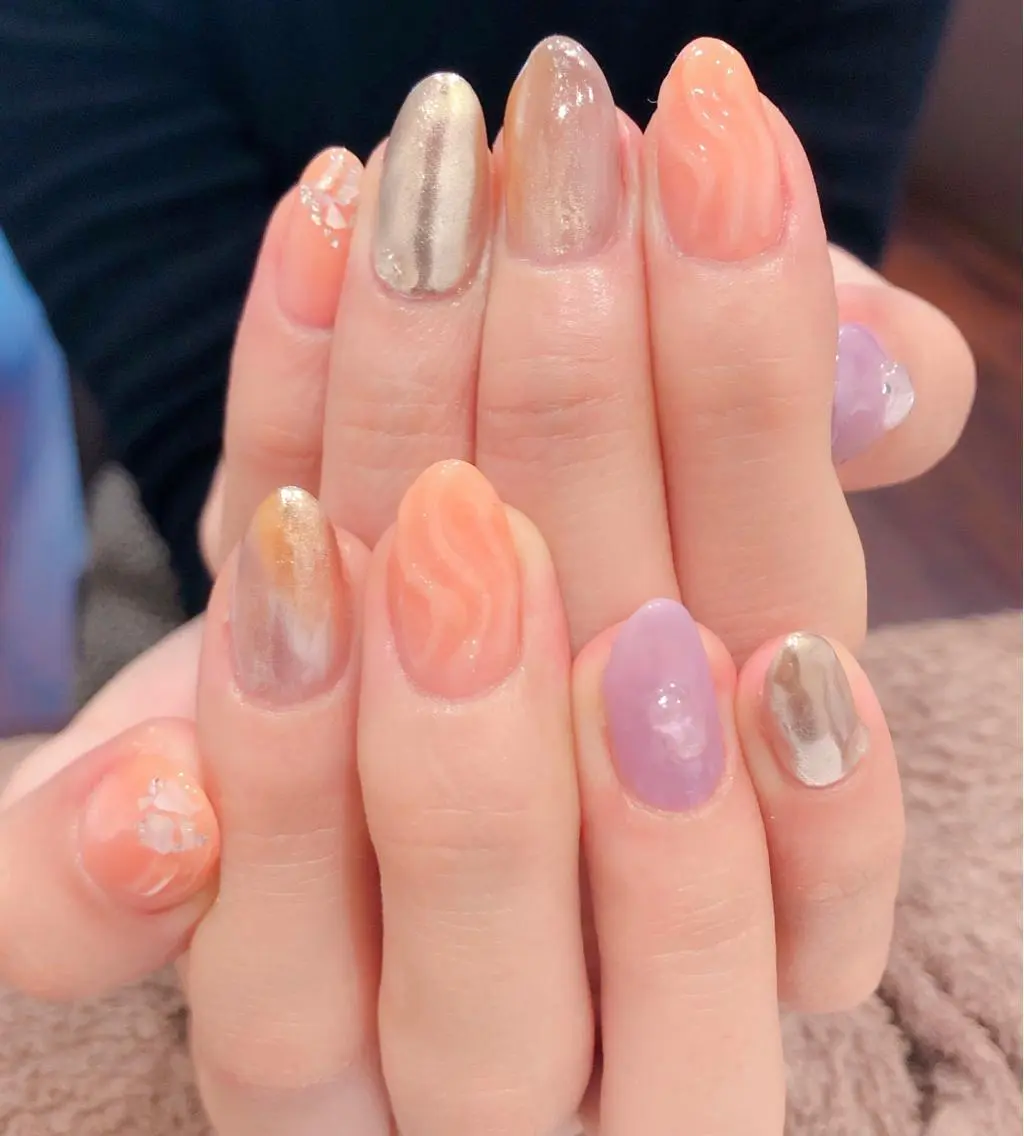 ネイル 卒業式 BEBE BEAUTEのネイルデザイン
