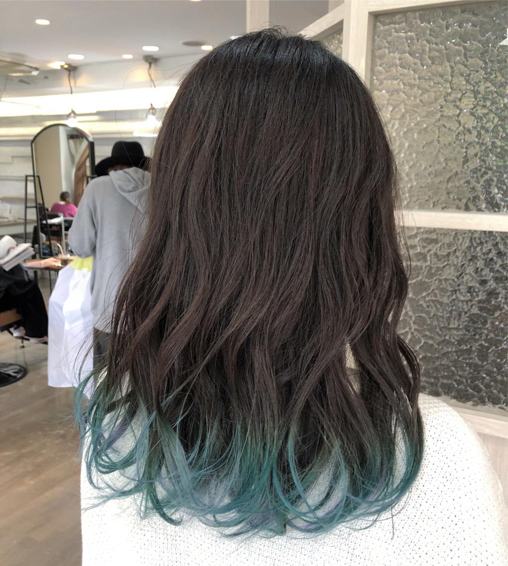 ロング 植田 敬太のヘアスタイル