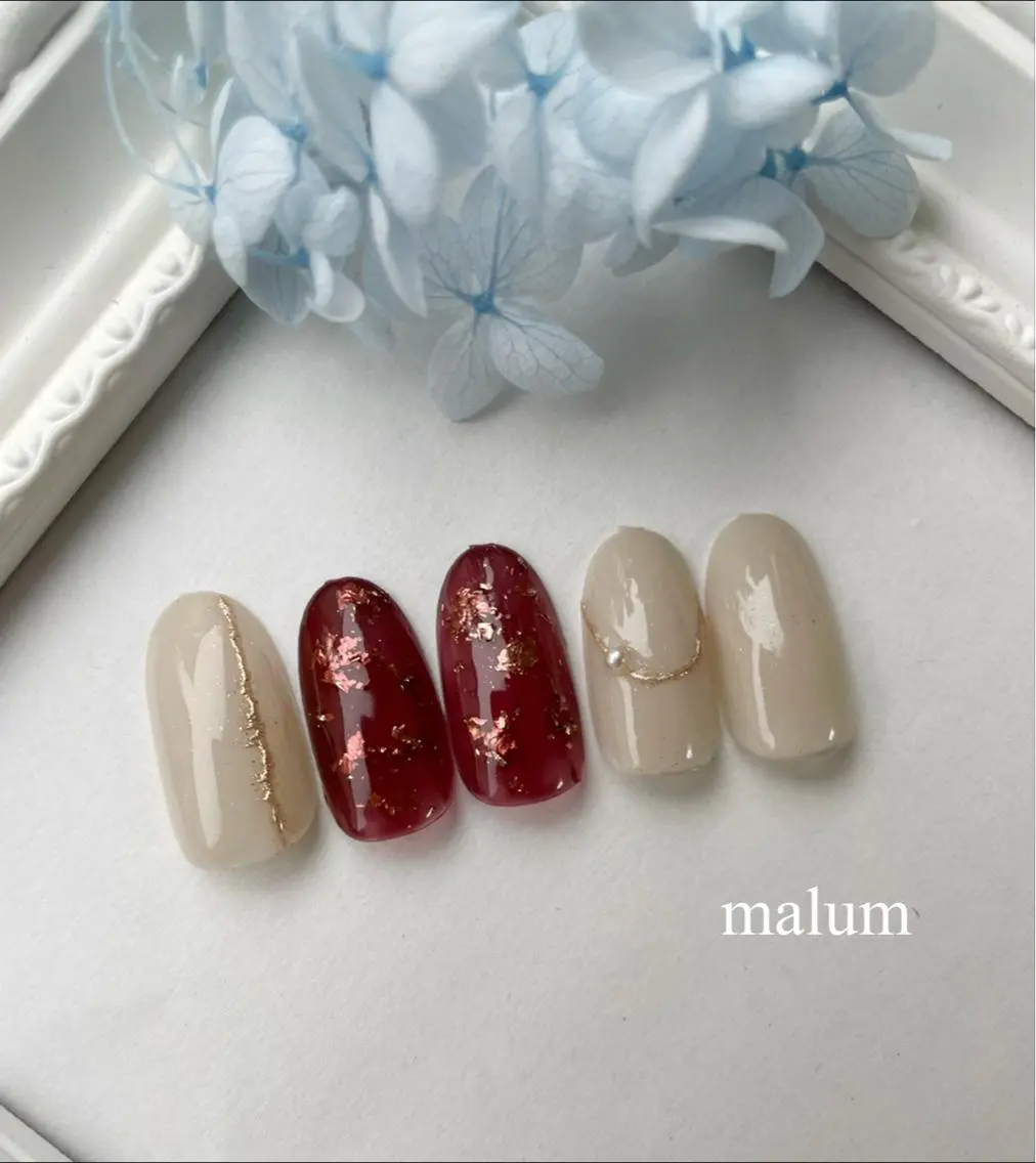 ネイル ハンドネイル malum nailのネイルデザイン