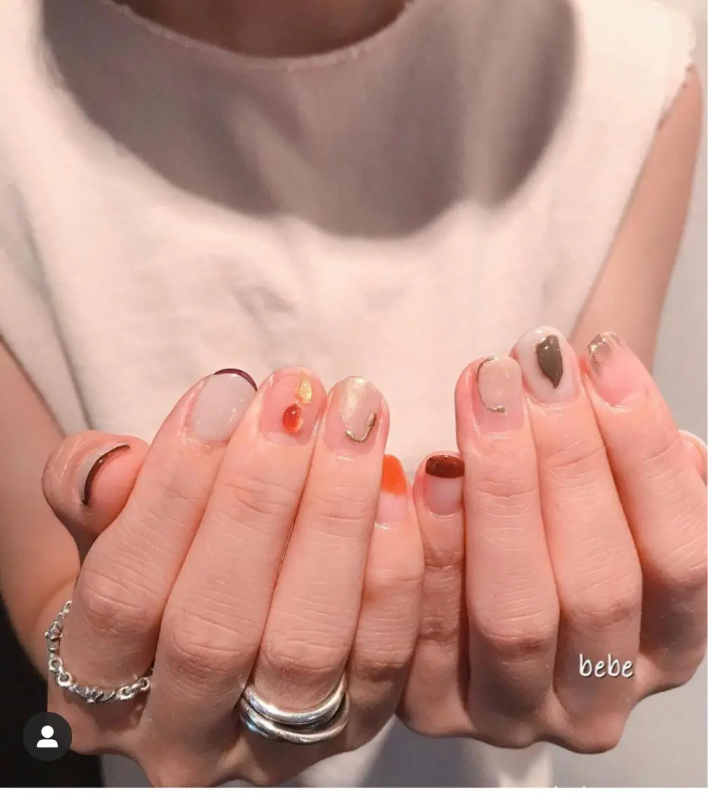 ネイル ニュアンスネイル ハンドネイル Ann nailのネイルデザイン