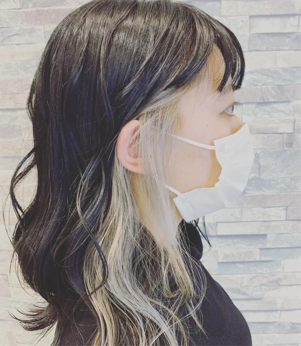 ミディアム ヘアカラー タカハシ ヨシヒトのヘアスタイル