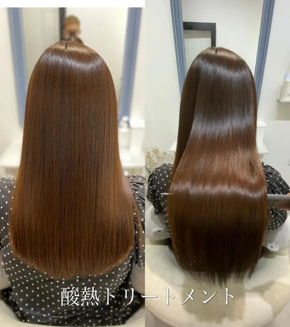 ロング トリートメント 酸熱トリートメント ✨髪質改善が大好評✨ 美容室lic近藤✨のヘアスタイル