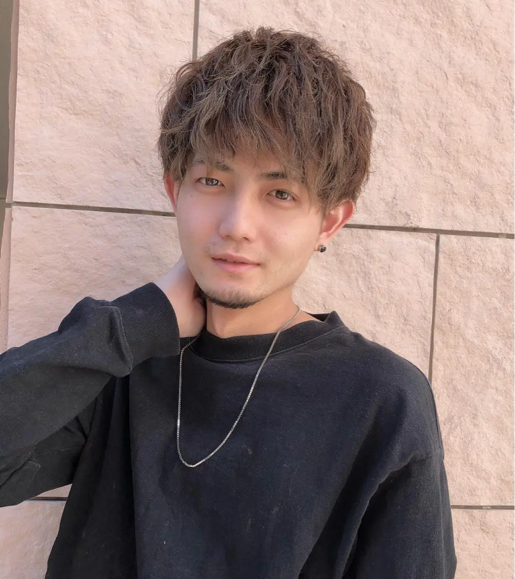 ショート カラー パーマ ヘアアレンジ メンズ メンズ似合わせ🪞 kotoriのヘアスタイル