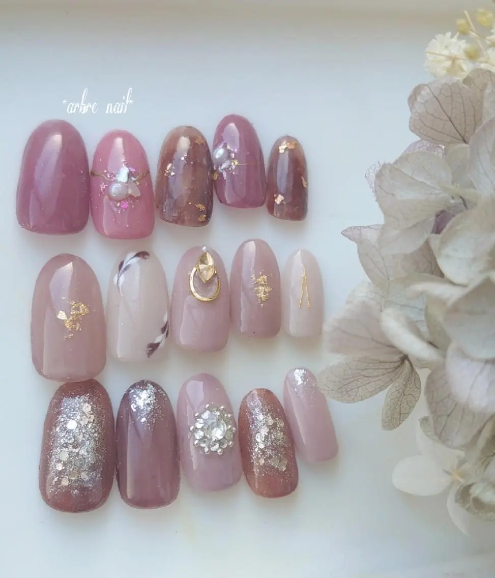 ネイル ✯.。 arbre nail 。✯.のネイルデザイン