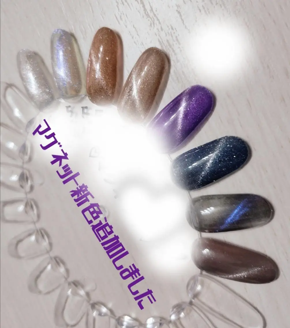 ネイル マグネットネイル ハンドネイル nail salon Luanaのネイルデザイン
