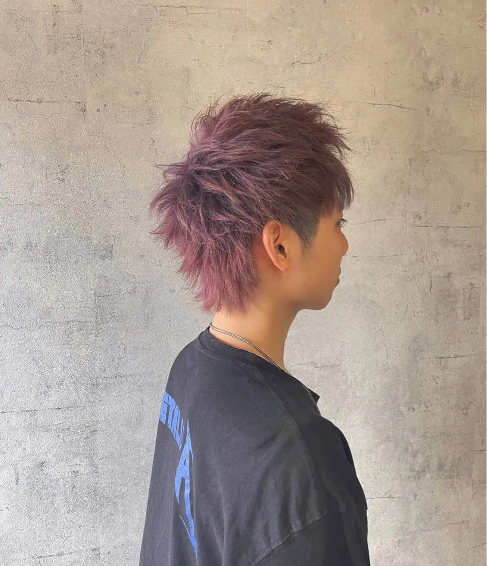 ショート カラー メンズ ヘアカラー 唐澤 千尋のヘアスタイル