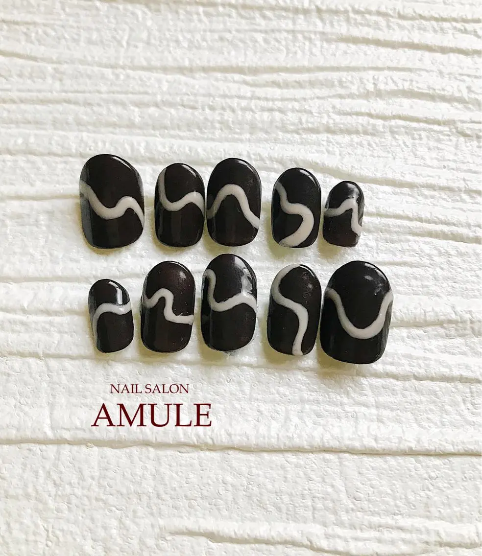 ネイル アートネイル ジェルネイル ハンドネイル NAILSALON AMULEのネイルデザイン