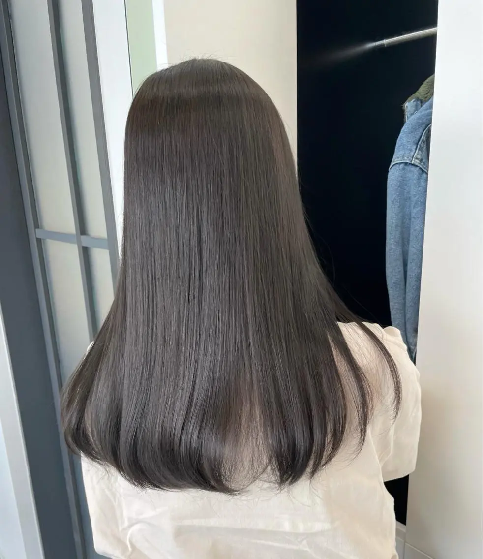 ロング カラー ヘアカラー トリートメント ヘッドスパ 柔らか透け感カラー 🌿ムロヤリョウスケのヘアスタイル
