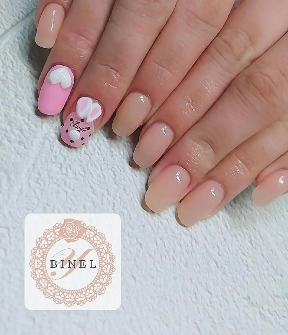 ネイル ハート ハンドネイル Nail Salon Y.BINELのネイルデザイン