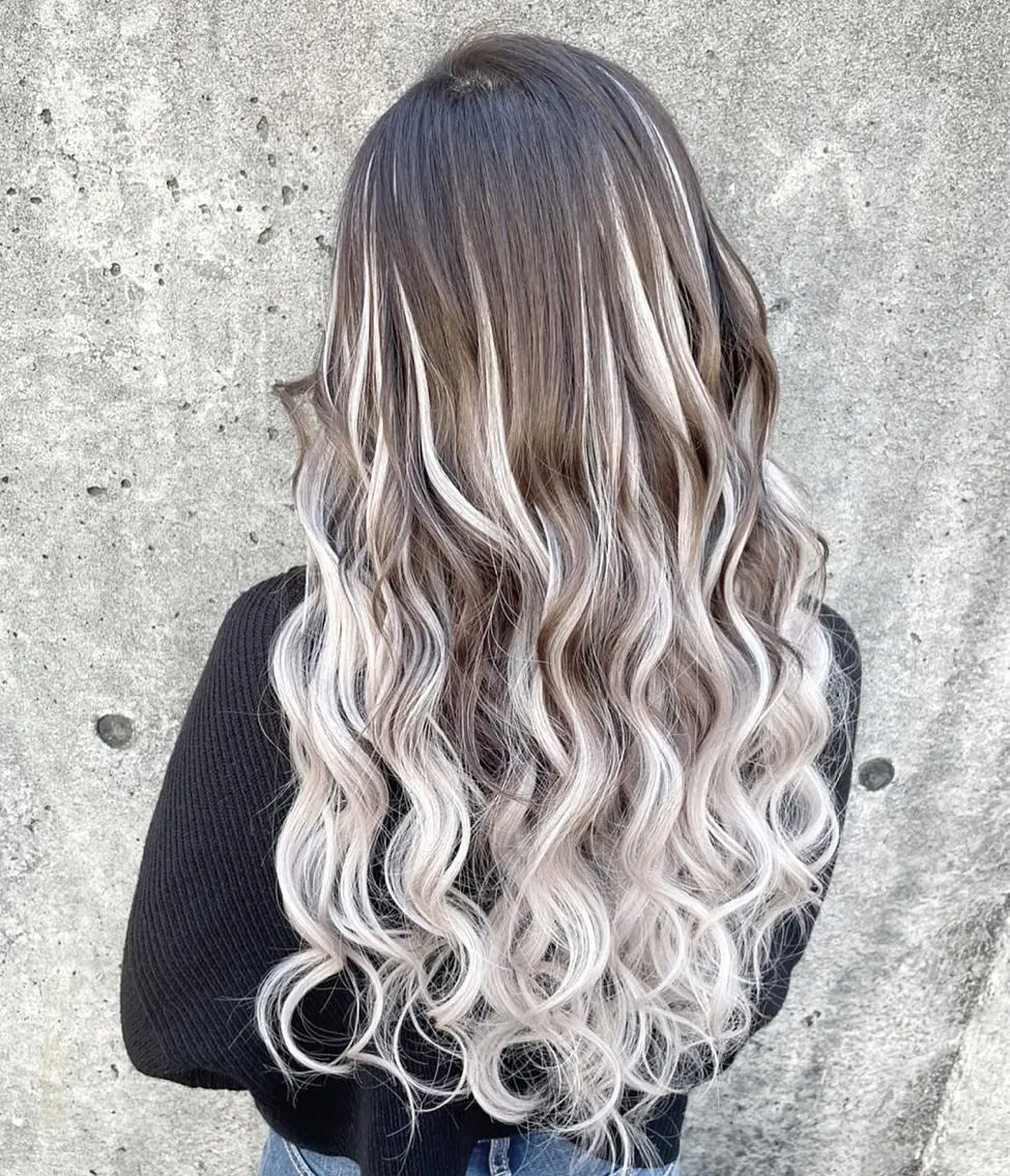 ロング エクステ ANKH CROSS 🦋mako🦋のヘアスタイル