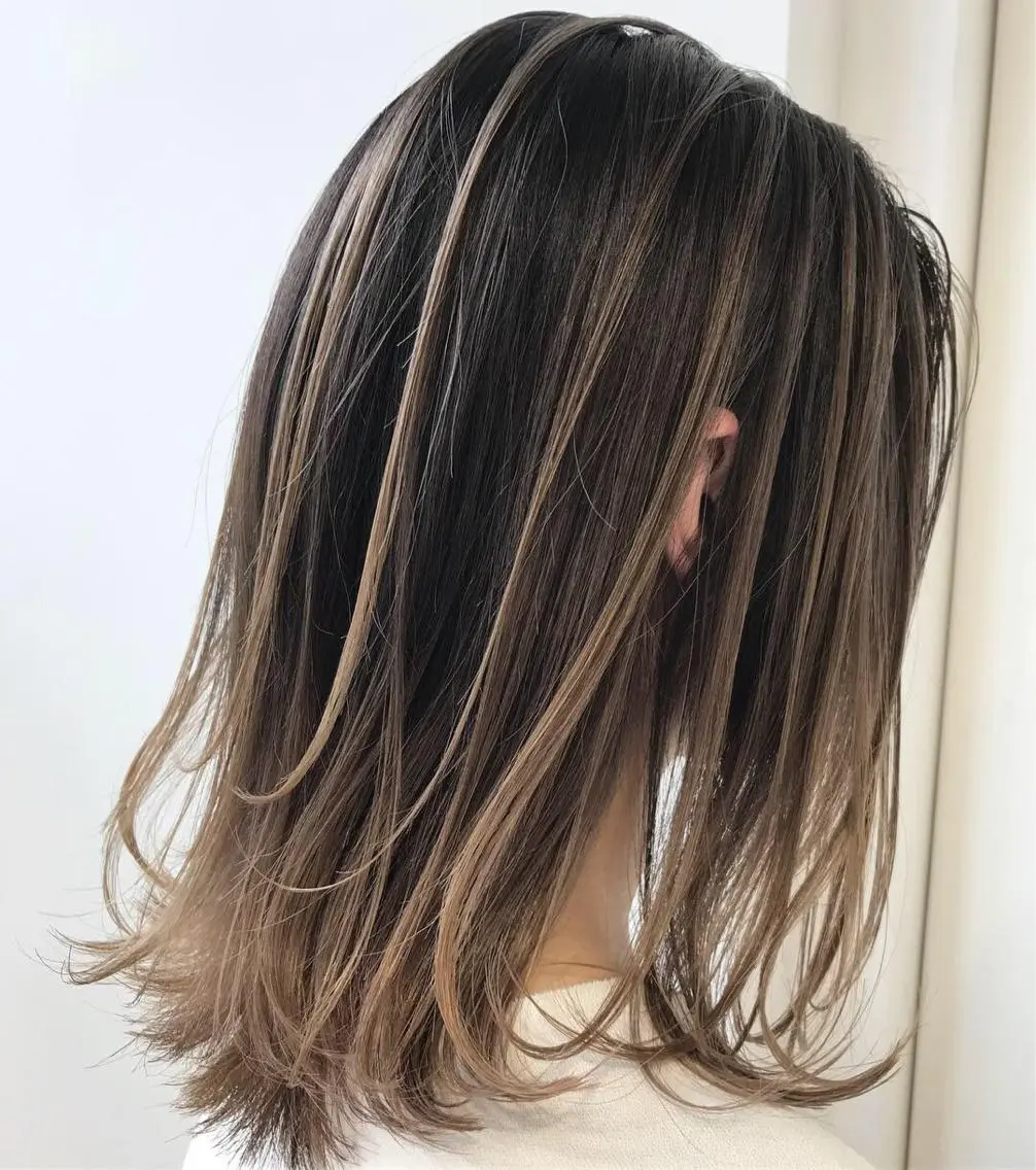 ミディアム カラー 似合わせ×レイヤー× 髪質改善×t.yのヘアスタイル