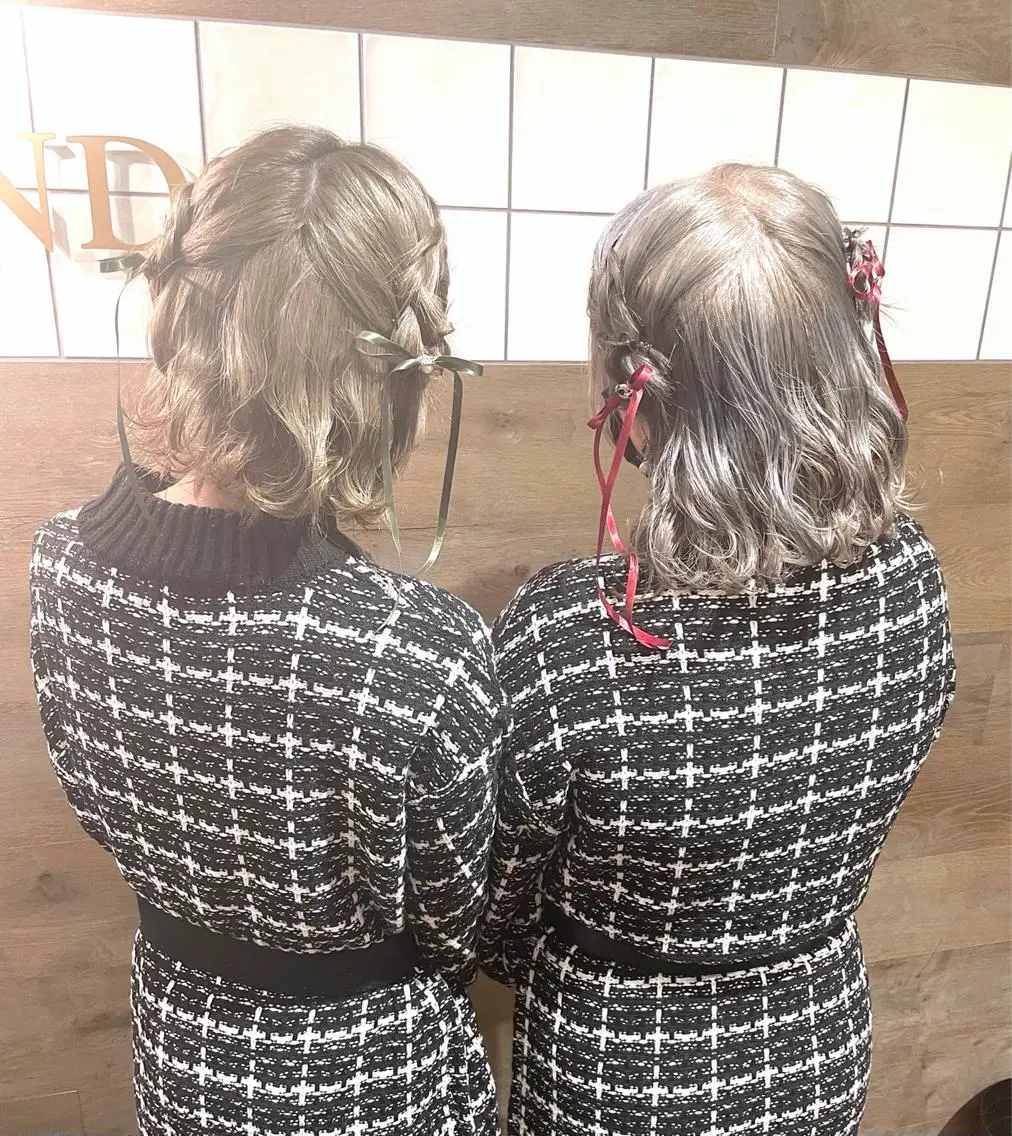 ショート ヘアアレンジ 💖透明感カラー💖 mayukoのヘアスタイル