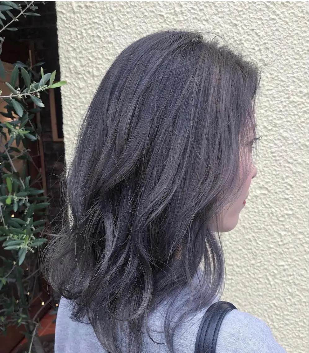 セミロング カラー 透明感カラー ダブルカラー グレージュ カット トリートメント ◤ Jammin.◢ Mizuho.のヘアスタイル