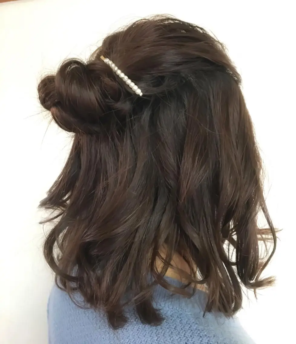 ショート カラー ヘアアレンジ IVY villa Suzu.のヘアスタイル