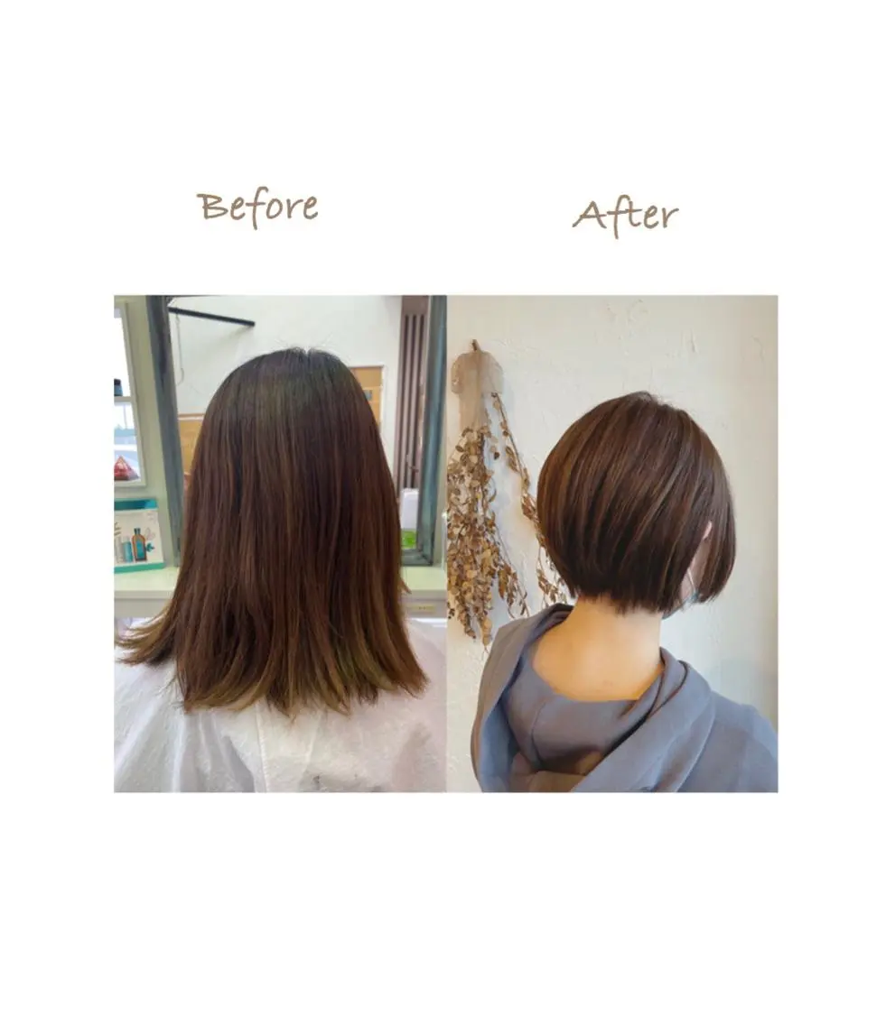 ショート カラー 豊橋美容院 ソンリエのヘアスタイル