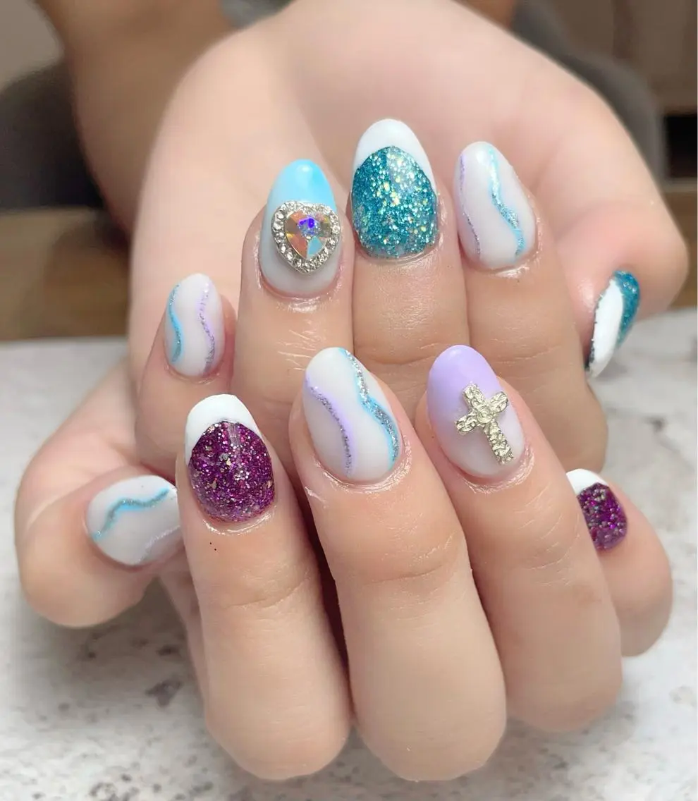 ネイル ハンドネイル Feel ‪‪☺︎‬Yuriaのネイルデザイン