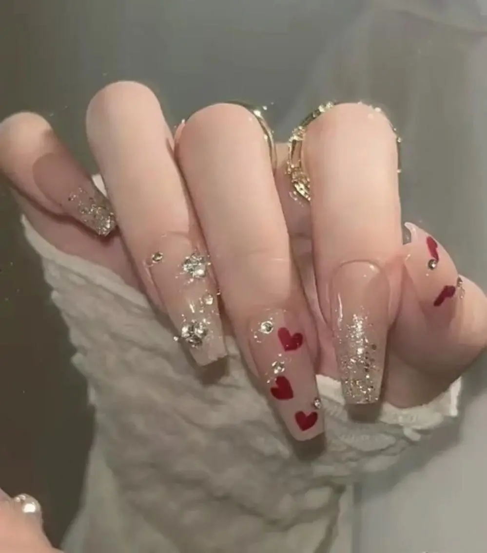 ネイル 長さ出し フレンチネイル グラデーション 卒業式 マグネットネイル Sora nail 長さ出し専門店のネイルデザイン