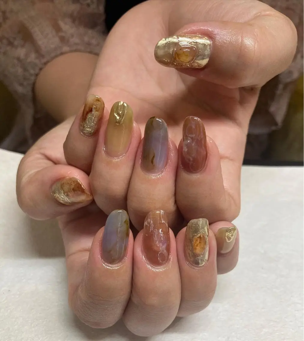 セミロング ハンドネイル eiji nailのネイルデザイン