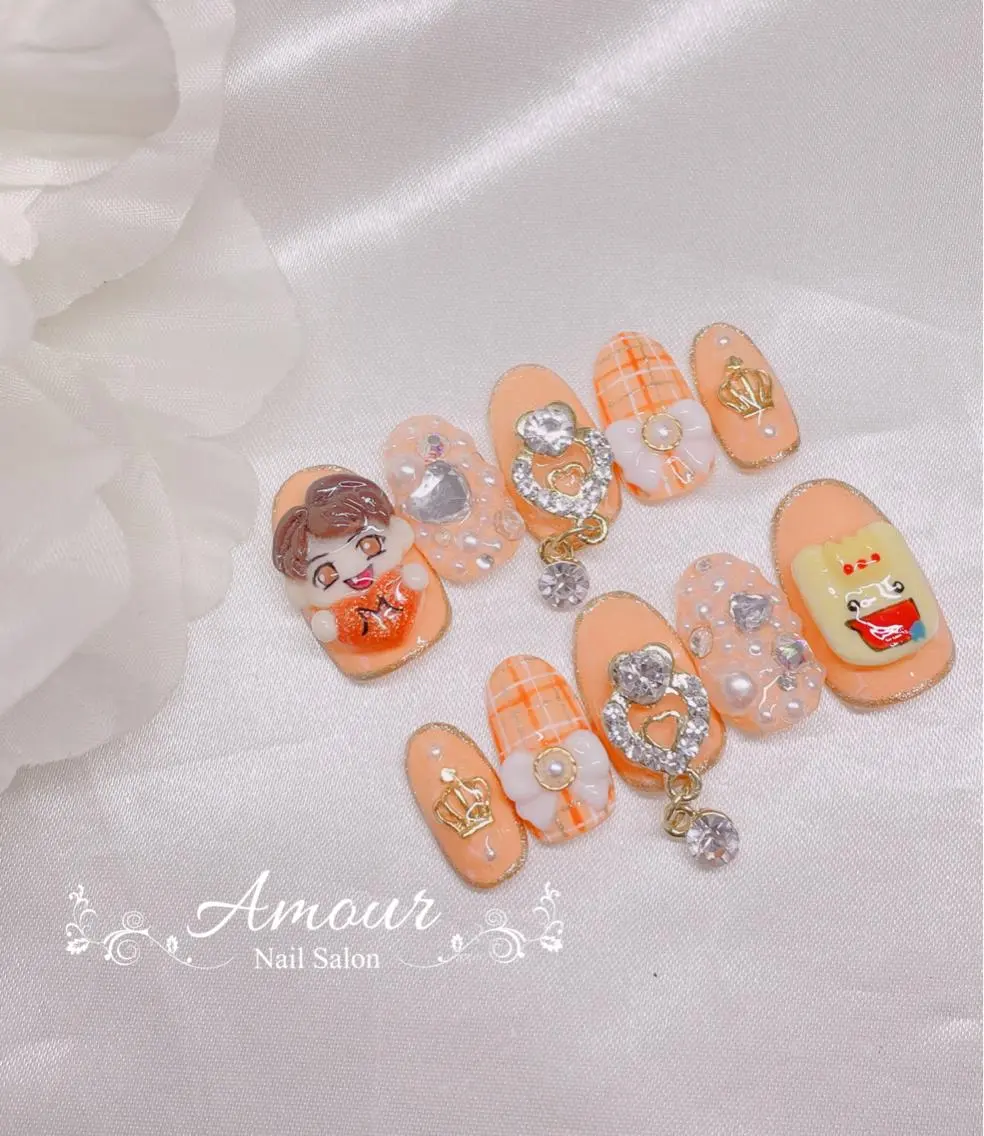 ネイル ネイルチップ nailsalon ♡amour♡のネイルデザイン